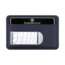 Baionetta/Credit Cards Holder - Calf Ocean (Alligator)