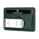 Baionetta/Credit Cards Holder - Ostrich Ficus Green (Lucido)