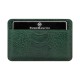 Baionetta/Credit Cards Holder - Ostrich Ficus Green (Alligator)