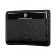Baionetta/Credit Cards Holder - Ostrich Black (Alligator)