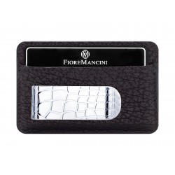 Baionetta/Credit Cards Holder - Shark Black (Alligator)
