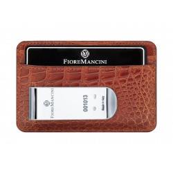 Baionetta/Credit Cards Holder - Alligator Gloss Honey (Lucido)
