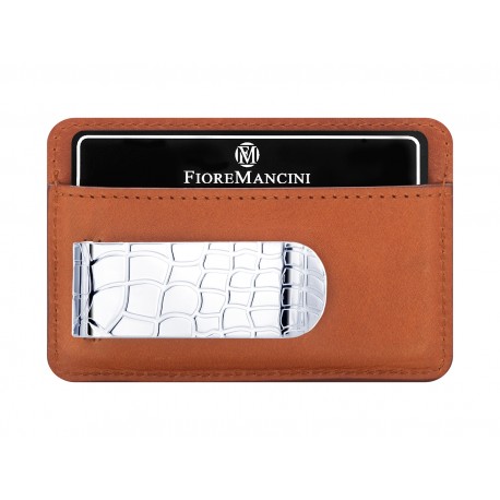 Baionetta/Credit Cards Holder - Calf Leather (Alligator)